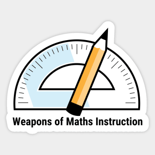 Weapons of Maths Instruction Sticker